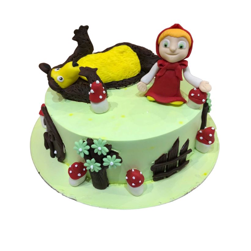 (348) Masha And Bear Cake